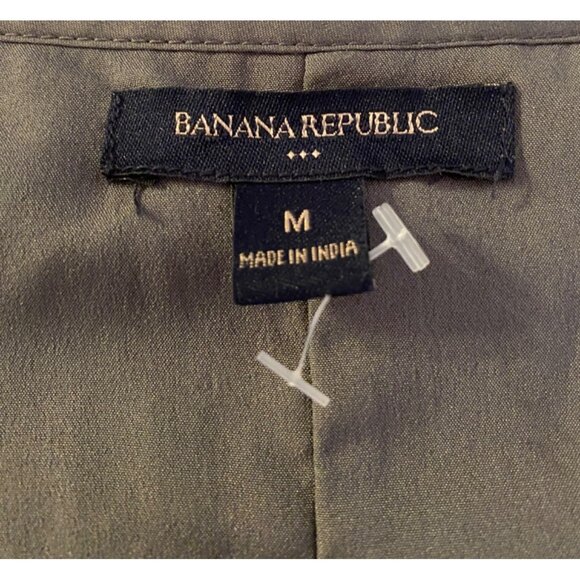 Banana Republic Gray Sleeveless Embellished Tank Top Medium - Picture 3 of 9